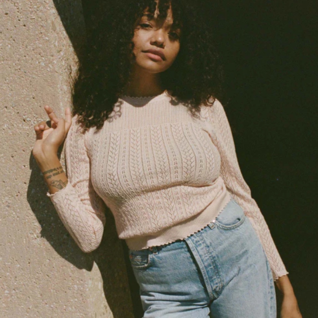 Sofina Pullover In Seashell Pink